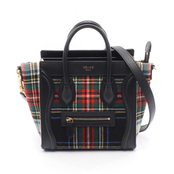CELINE Black Leather Bag - Picture 1 of 8